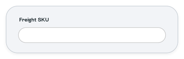 Empty Freight SKU field in Webshipper configuration