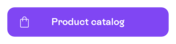 Product catalog selected under Page settings in Sprii