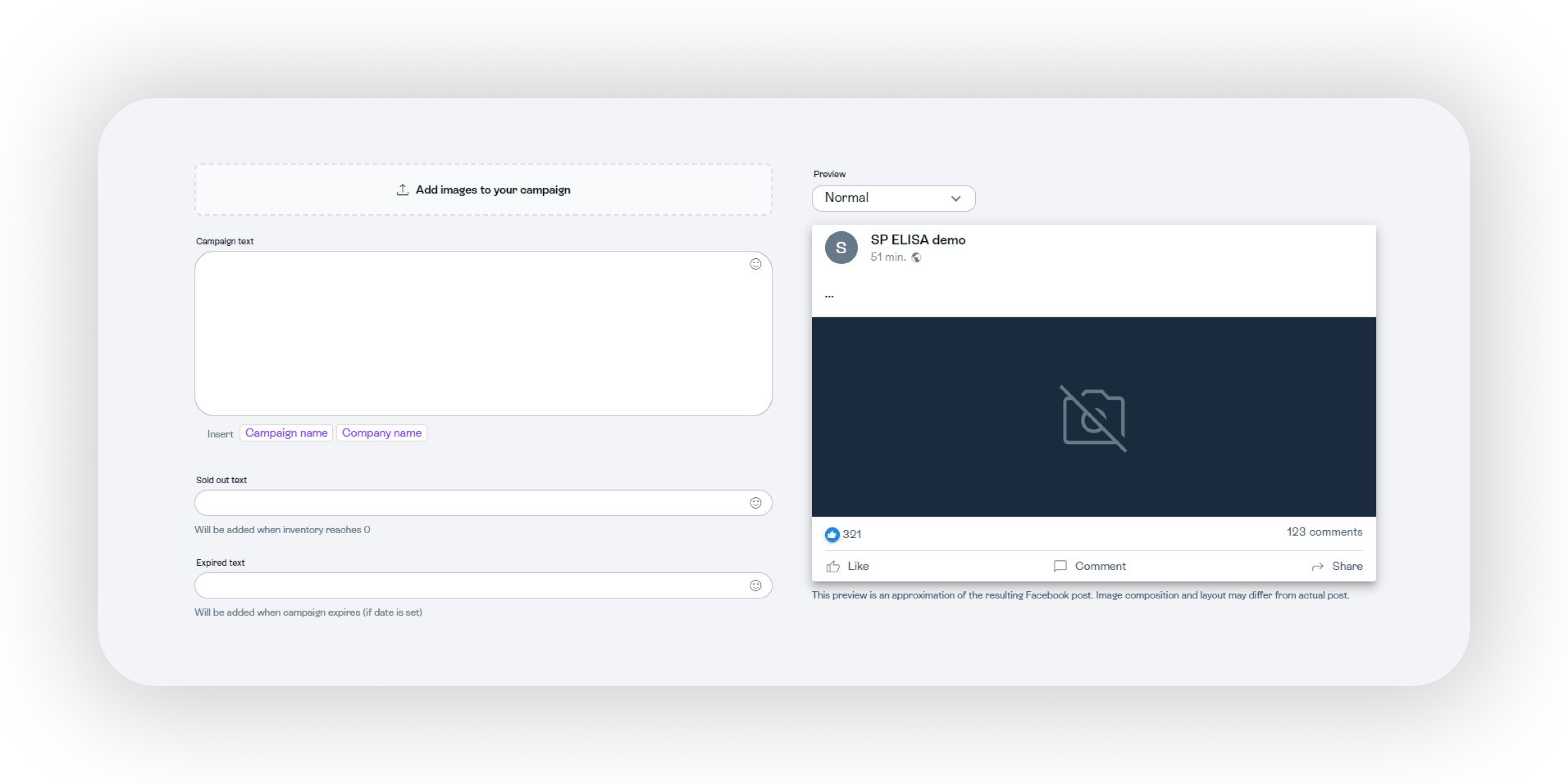 Image post campaigns