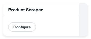 Product Scraper card with Configure