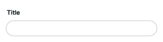 Blank Title field in Stripe settings